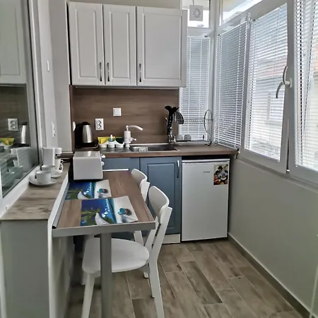 прекрасен с гледка към морето в Apartment